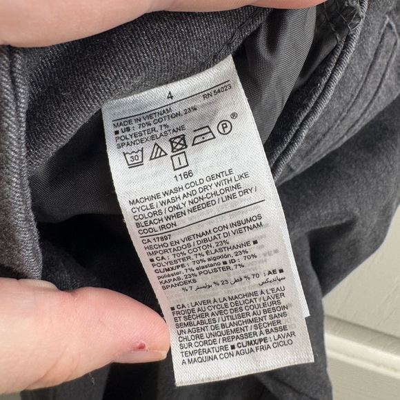 Old Navy Pixie Dark Gray Slim Fit Pants - Picture 5 of 6